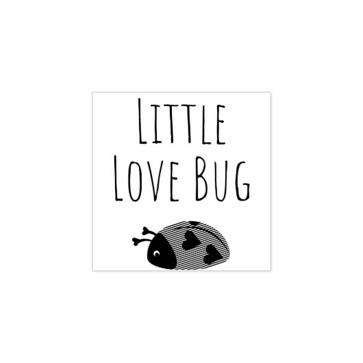 Little Love Bug Rubberstempel (Afrduk)