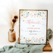 Little Love Bug Schattige Garden Baby shower Welko Poster