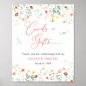 Little Love Bug Schattigee tuin Kaarten en geschen Poster (Voorkant)