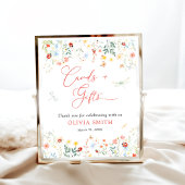 Little Love Bug Schattigee tuin Kaarten en geschen Poster