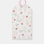 Little Love bug Tuin Baby shower Bedankt Cadeaulabel (Achterkant)