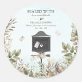 Little Love Letters Baby Shower Stickers (Voorkant)