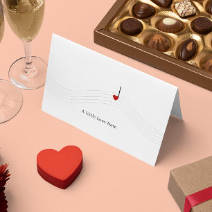 Little Love Note Horizontale Alle Gelegenheid Kaar Feestdagen Kaart