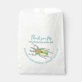 Little Lovebug Baby shower Dank u Bedankzakje (Voorkant)