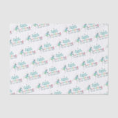 Little Lovebug Baby shower Tissuepapier (Voorkant)