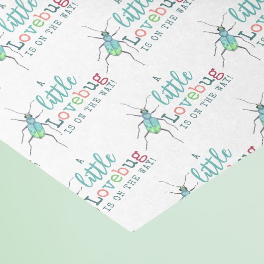 Little Lovebug Baby shower Tissuepapier