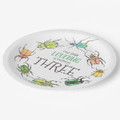 Little Lovebug Birthday Party Papieren Bordje (Gekanteld)