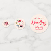 Little Lovebug Ladybug Verjaardagsfeestje Confetti (Voorkanten)