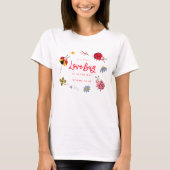 Little Lovebug Mama To Be T-shirt (Voorkant)