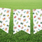 Little Lovebugs Waterverf Beetles Party Vlaggetjes