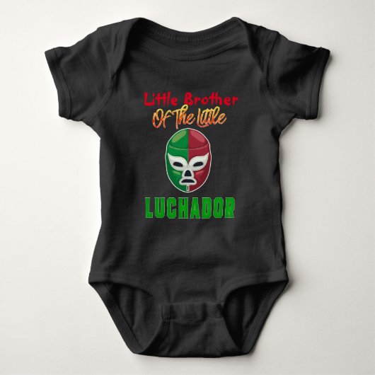 Little Luchador Custom Family Matching Romper (Voorkant)