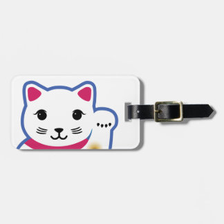 Little Lucky Cat, Maneki-neko,招 猫 Bagagelabel