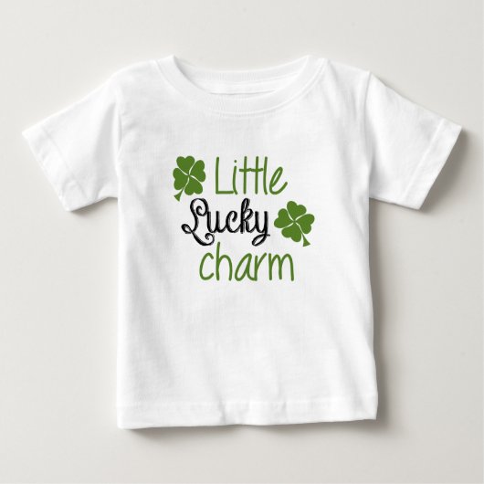 Little Lucky Charm Baby Infant T-Shirt (Voorkant)