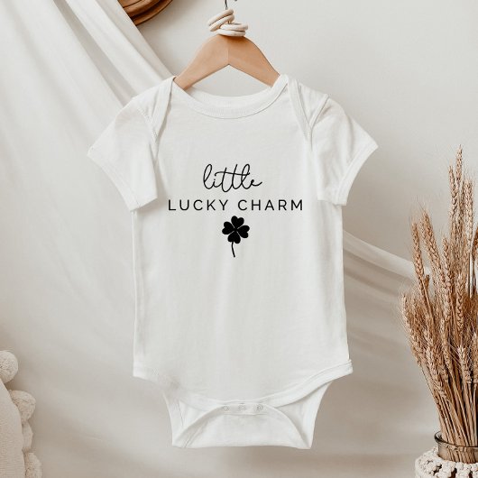Little Lucky Charm Clover Baby Romper