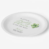 Little Lucky Charm is onderweg naar het Baby showe Papieren Bordje (Gekanteld)