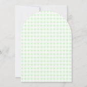 Little Lucky Charm | St Patrick's Baby shower Arch Kaart (Achterkant)