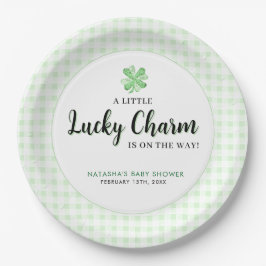Little Lucky Charm St Patrick's Baby shower Papieren Bordje