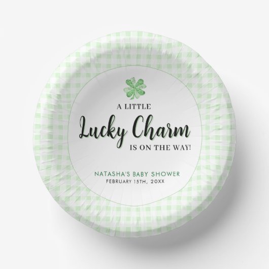 Little Lucky Charm St Patrick's Baby shower Papieren Kommen (Voorkant)