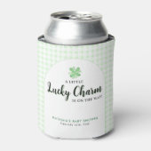 Little Lucky Charm | St Patrick's Day Baby shower Blikjeskoeler (Blikje Voorkant)