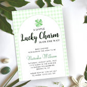 Little Lucky Charm | St Patrick's Day Baby shower Kaart