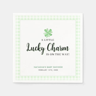Little Lucky Charm   St Patrick's Day Baby shower Servet