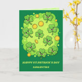 Little Lucky Me St. Patrick's Day Kaart (Gele Bloem)