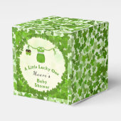 Little Lucky One Shamrock Baby Girl Outfit Bedankdoosjes (Voorkant Zijde)