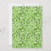 Little Lucky One Shamrock Baby Girl Outfit Kaart (Achterkant)
