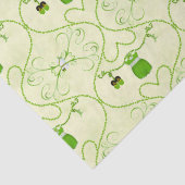 Little Lucky One Shamrock Baby Girl Outfit Tissuepapier (Detail)