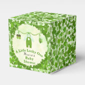 Little Lucky One Shamrock Baby Outfit Baby shower Bedankdoosjes (Voorkant Zijde)