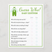 Little Lucky One Shamrock Baby Raad eens wie er Ba Flyer (Voorkant)