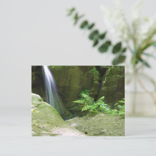 Little Lyons Herfsten, Mohican State Park, Ohio Briefkaart (Staand voorkant)