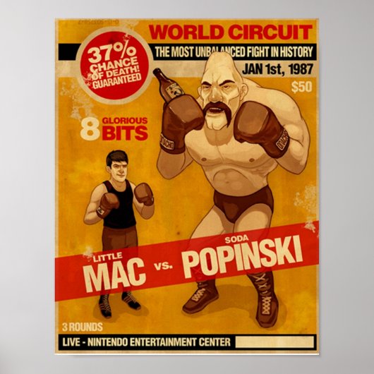 Little Mac Fight Poster (Voorkant)