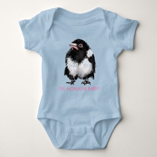 Little magpie Baby Bodysuit (Voorkant)