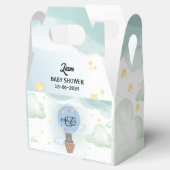 Little man Adventure wacht op beer baby shower Bedankdoosjes (Geopend)