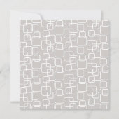 Little Man Baby Boy Safari Elephants Zebra Shower Kaart (Achterkant)