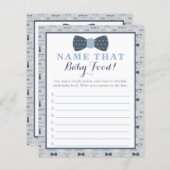 Little Man Baby shower Game, Baby Food, Diaper (Voorkant / Achterkant)