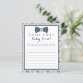 Little Man Baby shower Game, Baby Food, Diaper (Staand voorkant)