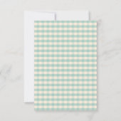 Little Man Baby shower Invitation Boy - Mustache Kaart (Achterkant)