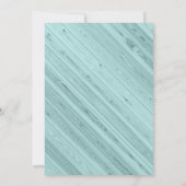 Little Man Baby shower Invitation, Navy Blue, Aqua Kaart (Achterkant)