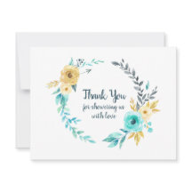 Little Man Baby shower krans Blauwgroen blauw dank