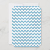 Little Man Birthday Party Invitation Kaart (Achterkant)