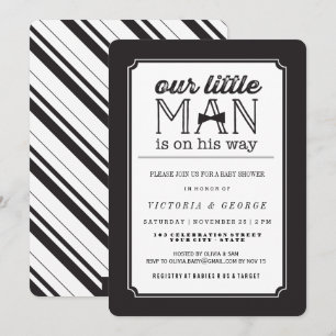 Little Man Bow Stropdas Classic Boy Baby shower In Kaart