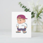 Little Man Briefkaart (Staand voorkant)