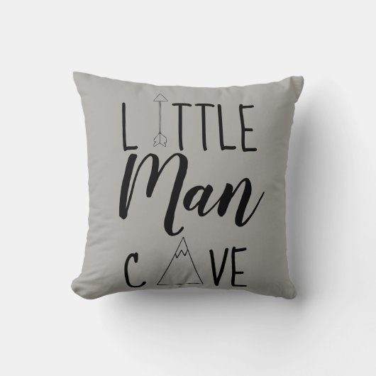 Little Man Cave Nursey Pillow Kussen (Voorkant)