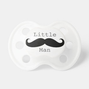 Little Man Funny Mustache Baby Boy Speen