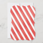 Little Man Gingerbrood Baby shower Invitation Kaart (Achterkant)