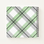 Little man groen grijs babyboy shower gastenboek notitieboek (Achterkant)