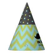 Little Man Hipster Mustache Birthday Party Feesthoedjes (Links)