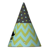 Little Man Hipster Mustache Birthday Party Feesthoedjes (Rechts)